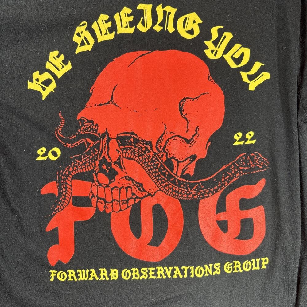 RARE Forward Observations Group Tee Shirt Be Seeing You FOG WRMFZY Mens Sz S